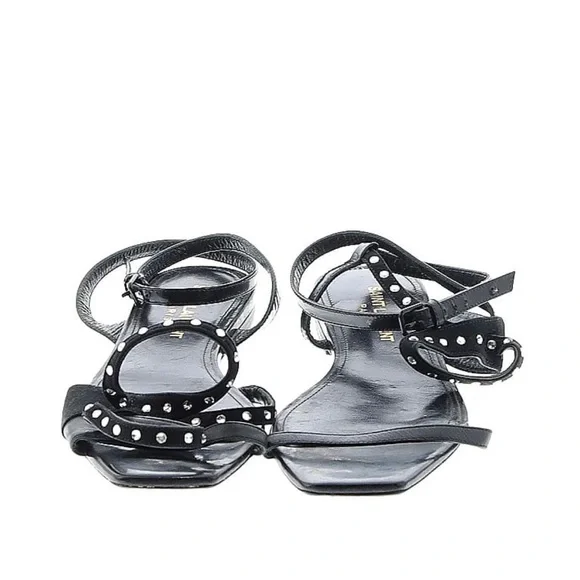 Saint Laurent Sandals Women Black Leather